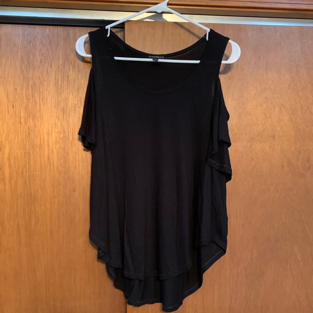 Express cold shoulder top
